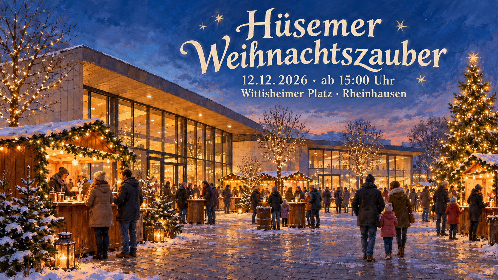 Hüsemer Weihnachtszauber am 12.12.2026 ab 15:00 Uhr